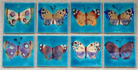 Butterfly tile panels
