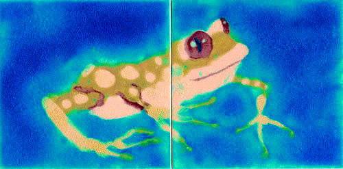 Bespoke commissions - Tropical Island Frog