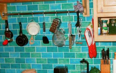 Embellish your kitchen with the vibrant colours of our unique tiles!
