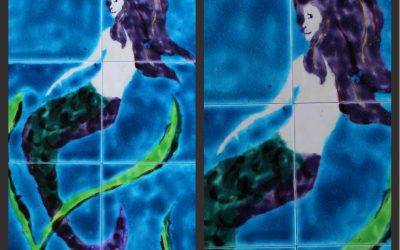 Wall tile art that’s beautiful & practical!
