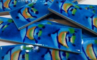 Do you love our hand painted Angel Fish border tiles?