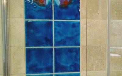 We think this shower looks like a paradise!