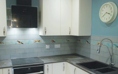 Custom made kitchen decorative tiles … the perfect splashback !