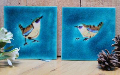 Unique handmade Wren tiles – each one is different !