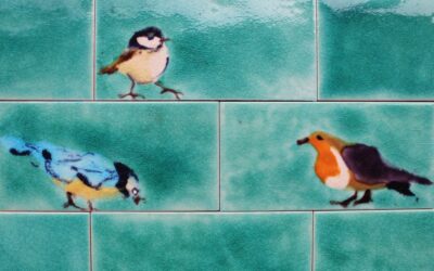 Designing a Kitchen Splashback with Handmade Bird Tiles